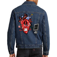 Broken Heart Syndrome Men Denim Jacket | Artistshot