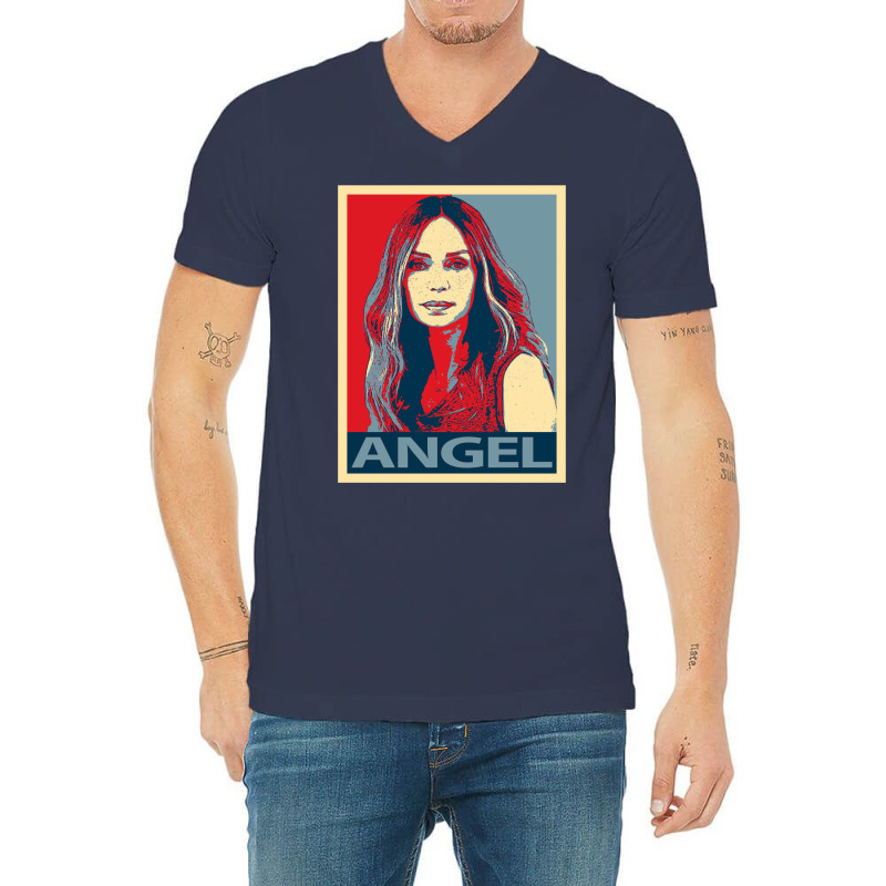 Vanessa Angel V-Neck Tee by sounyariniow | Artistshot