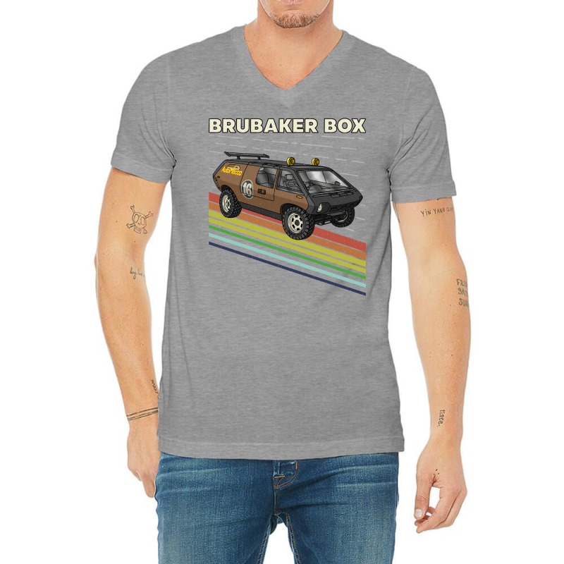 Brubaker Box Baja Style Vehicle V-Neck Tee by olsettorbasl | Artistshot