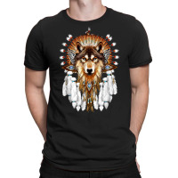 Native American Wolf   Wolf Lovers T Shirt T-shirt | Artistshot