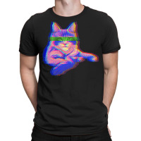 Cat Apparel T  Shirt Cat Maine Coon Glitch Effect Cats T  Shirt T-shirt | Artistshot