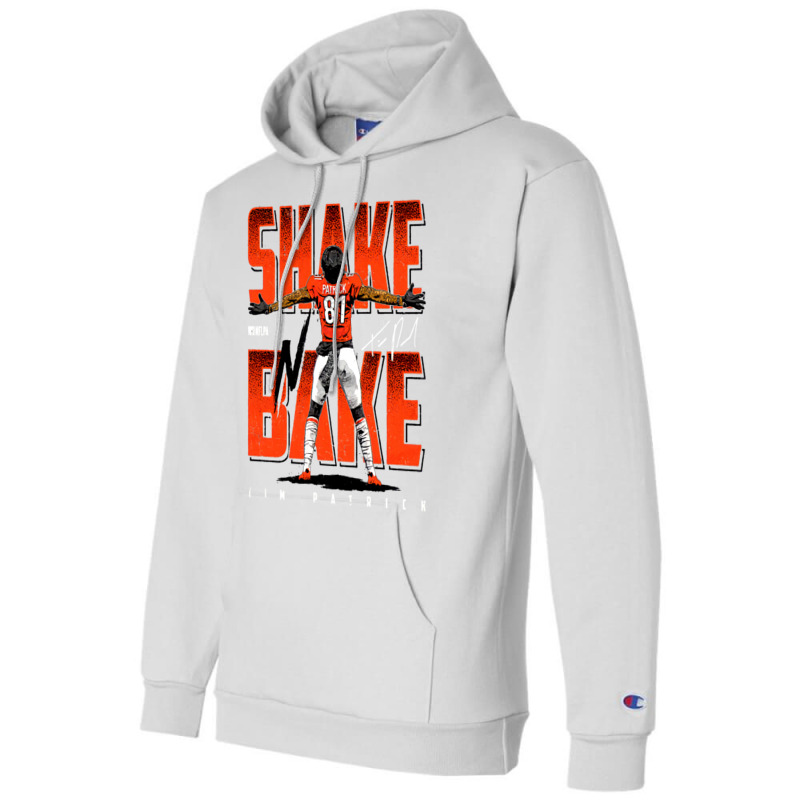 Tim Patrick Shake And Bake Champion Hoodie | Artistshot