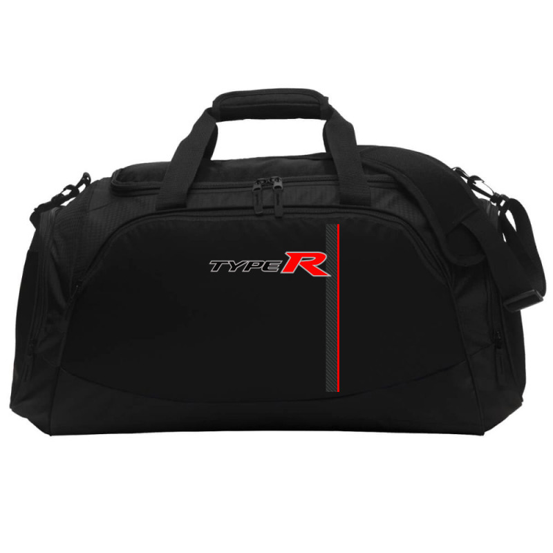 Carbon Type R Racing Stripe Active Duffel | Artistshot