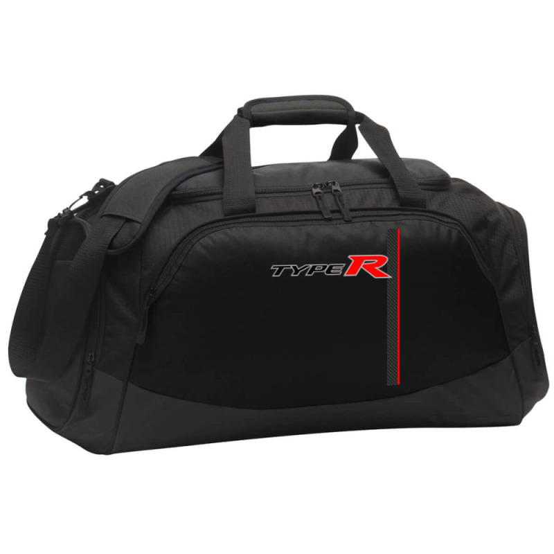 Carbon Type R Racing Stripe Active Duffel | Artistshot