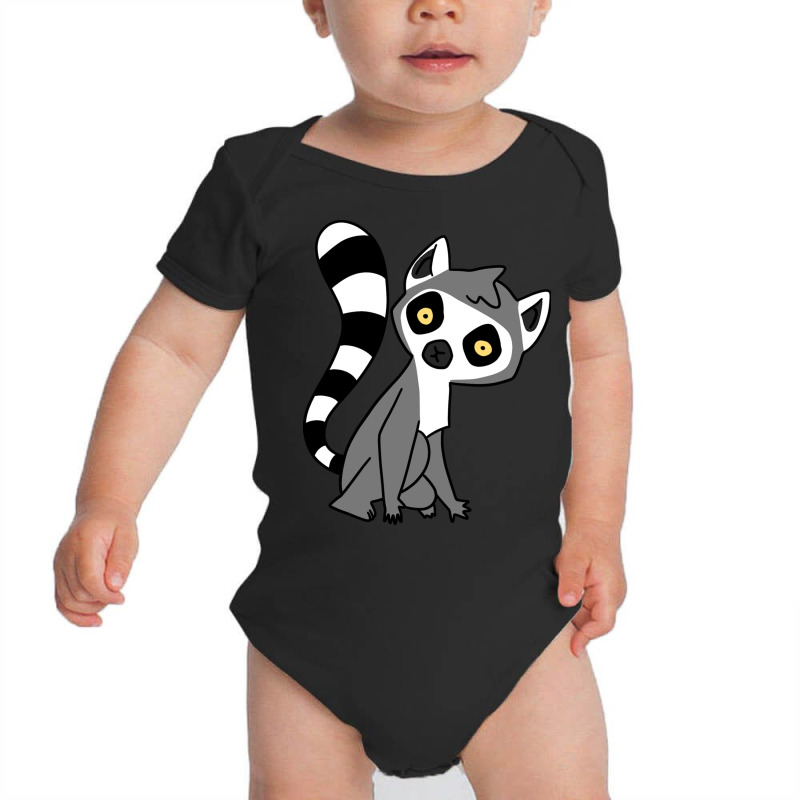 Curious Ring Tailed Lemur Baby Bodysuit | Artistshot