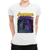 Goosebumps Vintage Welcome To Dead House Ladies Fitted T-shirt | Artistshot