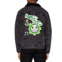 Tron Bonne Green V1 Unisex Sherpa-lined Denim Jacket | Artistshot