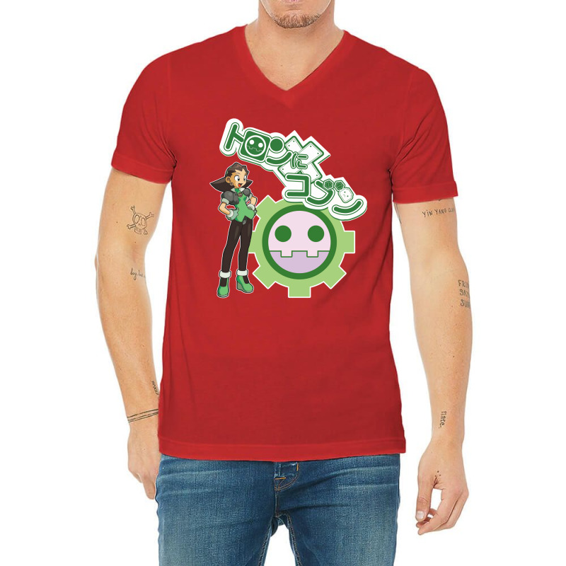 Tron Bonne Green V1 V-neck Tee | Artistshot