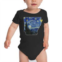 Arkansas Starry Night Style State T Shirt Baby Bodysuit | Artistshot