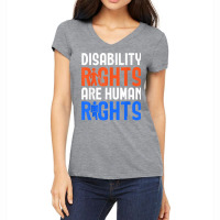 Disability Rights Are Human Rights Disability Awareness T Shirt Women's V-neck T-shirt | Artistshot