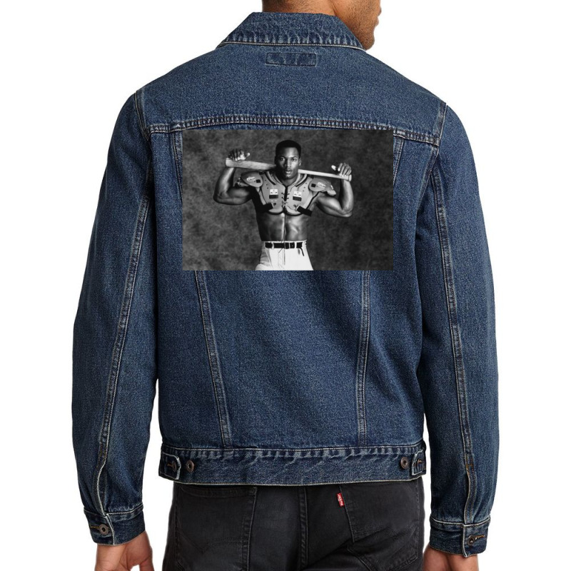 Bo Jackson Art Print    Two Sport Dominance Men Denim Jacket by maticasuzukog | Artistshot