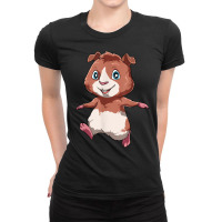 Guinea Pig Runs Away T Shirt Ladies Fitted T-shirt | Artistshot