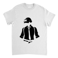 Black Pubg Man Classic T-shirt | Artistshot