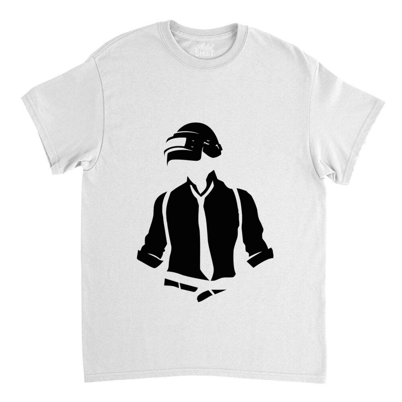 Black Pubg Man Classic T-shirt | Artistshot