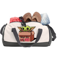 Adopt A Baby Mandalorian Baby Yoda Duffel Bag | Artistshot