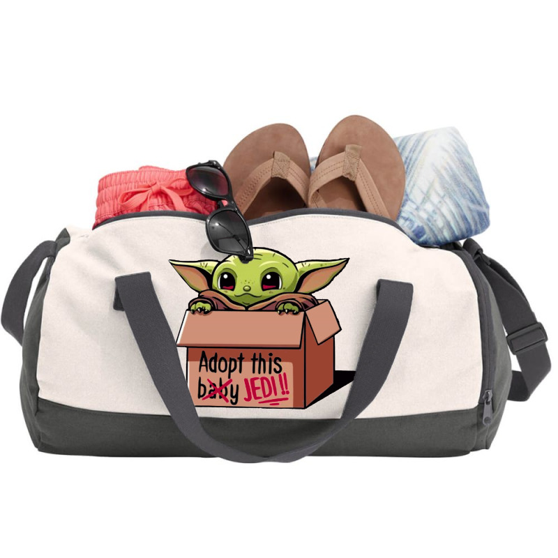 Adopt A Baby Mandalorian Baby Yoda Duffel Bag by paulscott Art | Artistshot