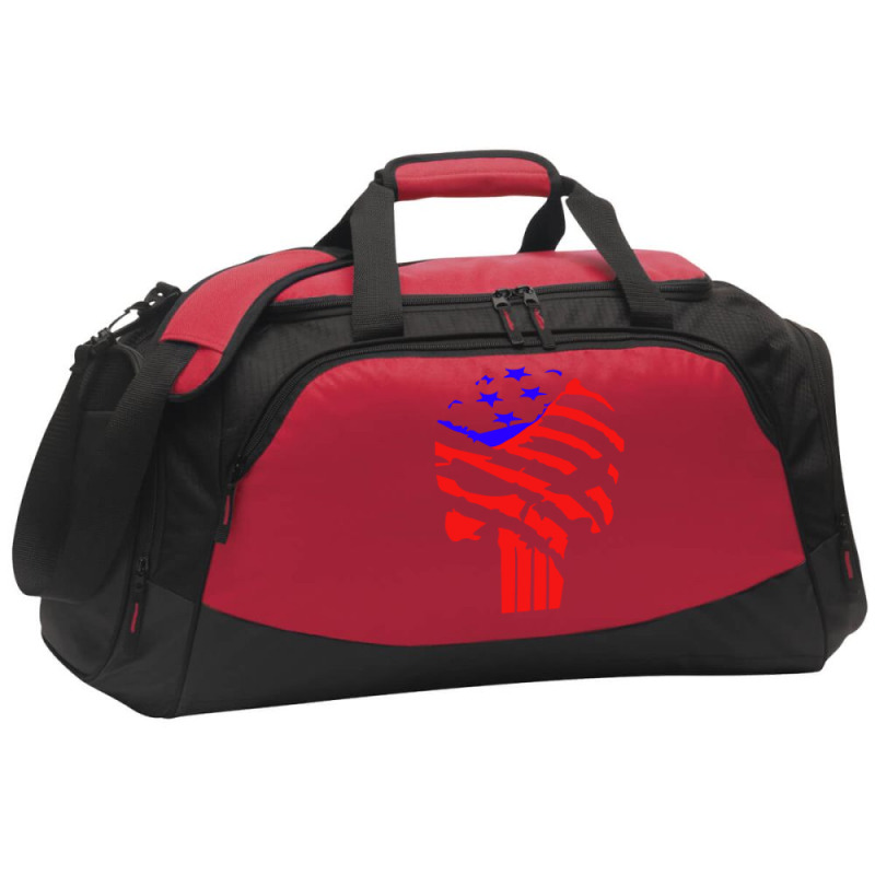 American Flag Punisher Active Duffel | Artistshot