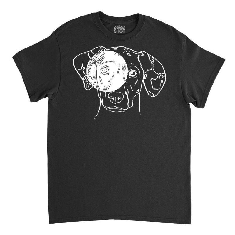 Dalmatian Dog T  Shirt Dalmatian Dog Line Art T  Shirt Classic T-shirt | Artistshot