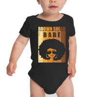 Womens Brown Sugar Babe Proud Black Women African Pride Vintage T Shir Baby Bodysuit | Artistshot