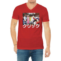 Dipset X Evangelion X Clique V-neck Tee | Artistshot