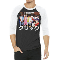 Dipset X Evangelion X Clique 3/4 Sleeve Shirt | Artistshot