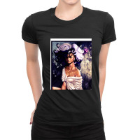 Girl With Golden Earing Ladies Fitted T-shirt | Artistshot