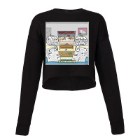 Limited Edition Paper View Fight Cropped Sweater | Artistshot