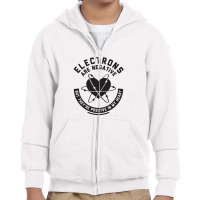 Electrons Are Negative Youth Zipper Hoodie | Artistshot