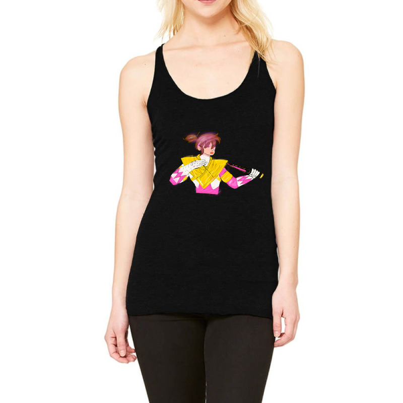 Limited Edition Pink Ranger Dragon Shield Racerback Tank by hongquangd | Artistshot