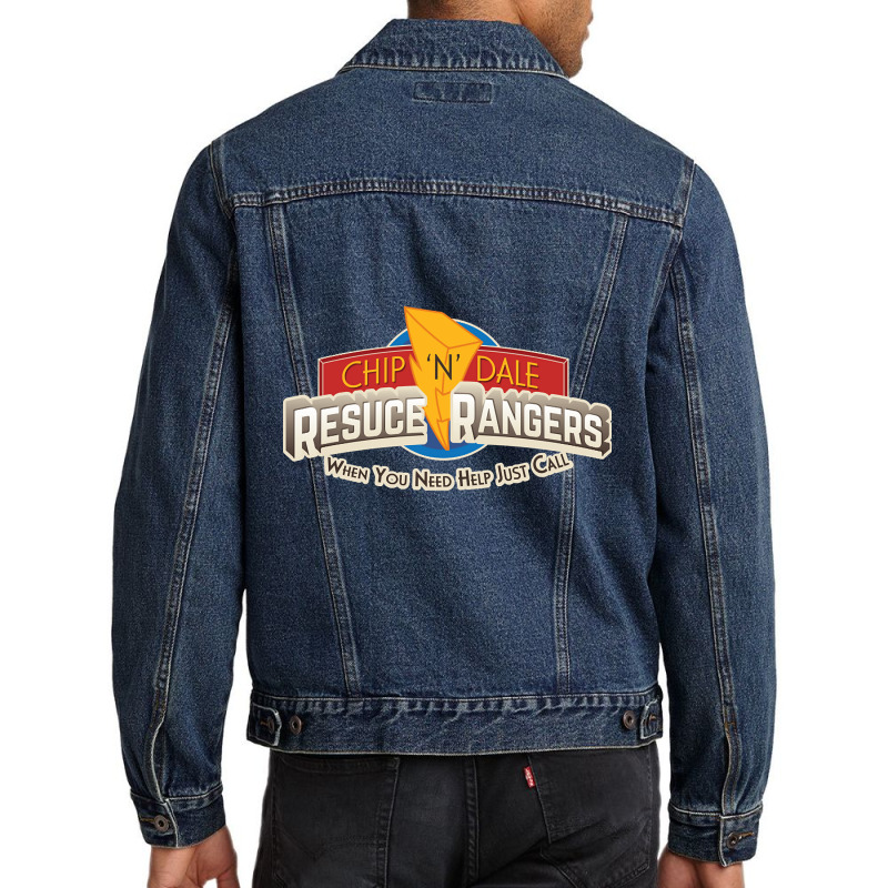 Trending Power Rescue Rangers Men Denim Jacket by quanghuydinh1 | Artistshot