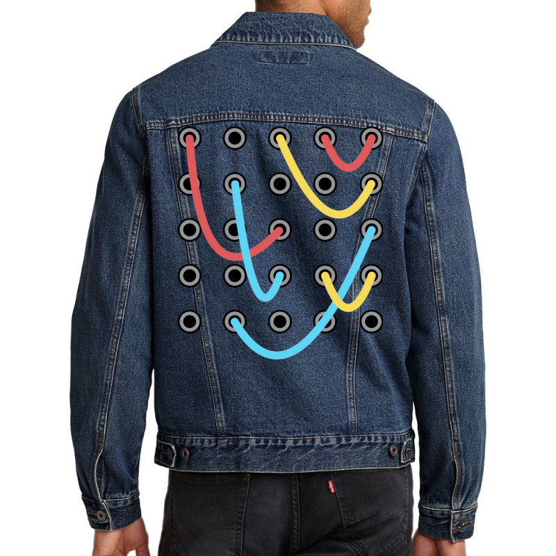 Analog Modular Synthesizer Men Denim Jacket | Artistshot