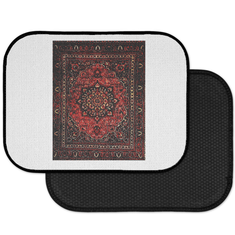 Persian Carpet Look In Rose Rear Car Mat | Artistshot