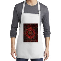 Persian Carpet Look In Rose Medium-length Apron | Artistshot