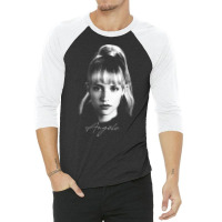 Angèle   Portrait 3/4 Sleeve Shirt | Artistshot