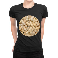 Limited Edition Salted Raw Peanuts In Shells Photograph Ladies Fitted T-shirt | Artistshot