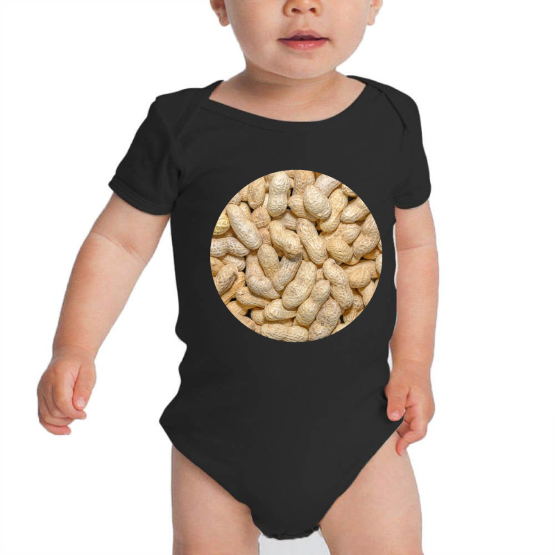 Limited Edition Salted Raw Peanuts In Shells Photograph Baby Bodysuit | Artistshot