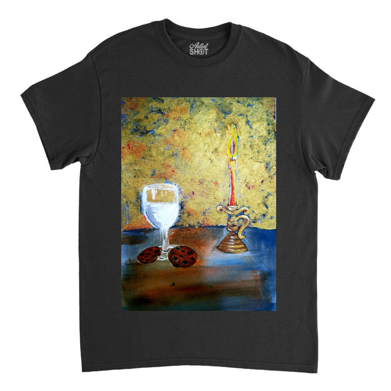 Candle Light Classic T-shirt by Mahroona's art | Artistshot