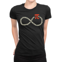 Funny Pi Day Shirt Infinity Symbol Math Geek Infinite Sign T Shirt Ladies Fitted T-shirt | Artistshot