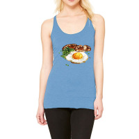 Sausage Peas And Egg ,breakfast Of Sausage, Peas And Fried Egg Racerback Tank | Artistshot