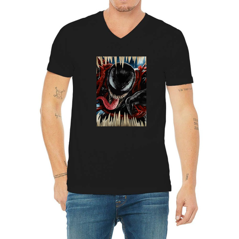 The-venom V-Neck Tee by Redlaaaaaw | Artistshot