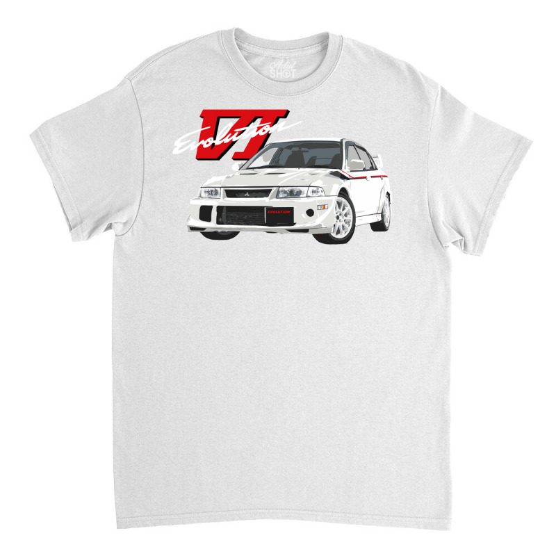 Mitsubish Evo Vi Tommy Makinen Edition White Classic T-shirt by mancsisalakop | Artistshot