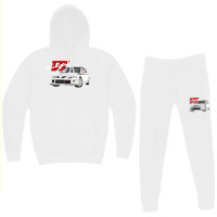 Mitsubish Evo Vi Tommy Makinen Edition White Hoodie & Jogger Set | Artistshot