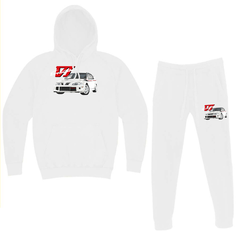 Mitsubish Evo Vi Tommy Makinen Edition White Hoodie & Jogger set by mancsisalakop | Artistshot