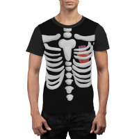 Trending Skeleton Ribs With Heart Graphic T-shirt | Artistshot