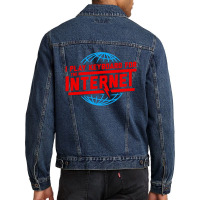 I Play Keyboard For The Technology Men Denim Jacket | Artistshot