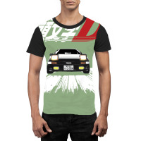 Initial D    Ae86 Chase Graphic T-shirt | Artistshot