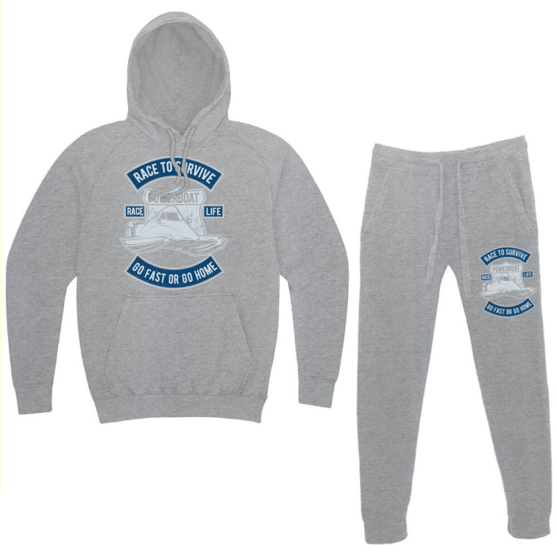 Powerboat Race To Survive Hoodie & Jogger Set | Artistshot