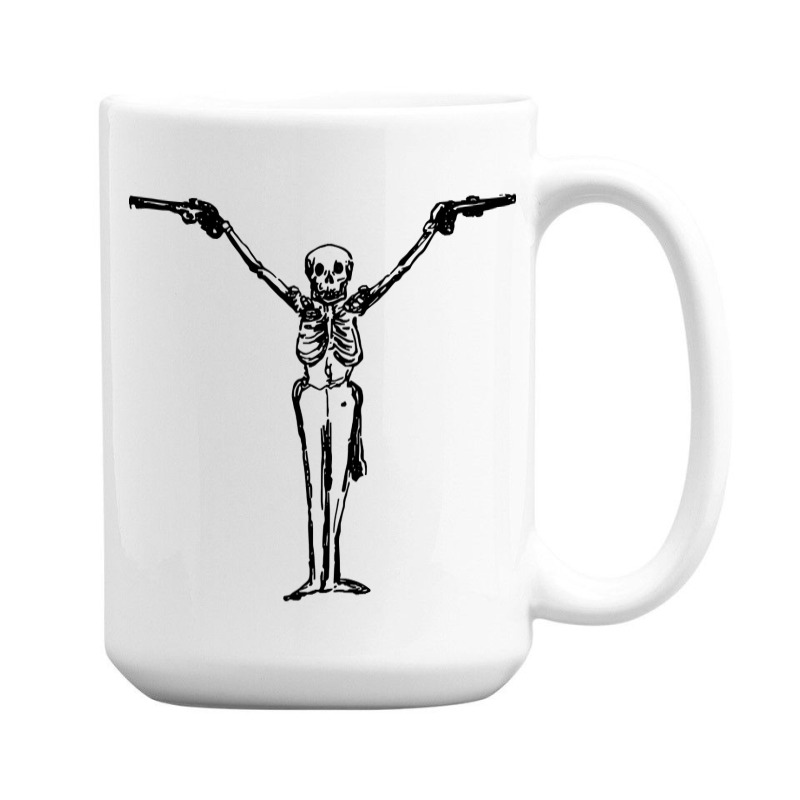 Limited Edition Skeleton Shooter Guy 15 Oz Coffee Mug | Artistshot