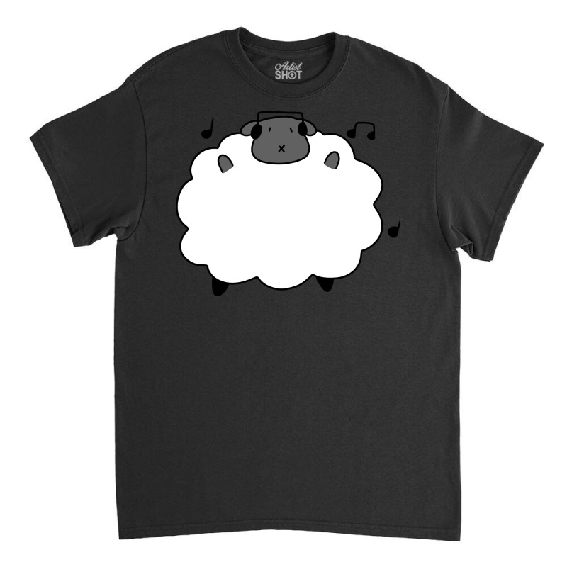 Dancing Headphones Sheep Classic T-shirt by ilham12 | Artistshot