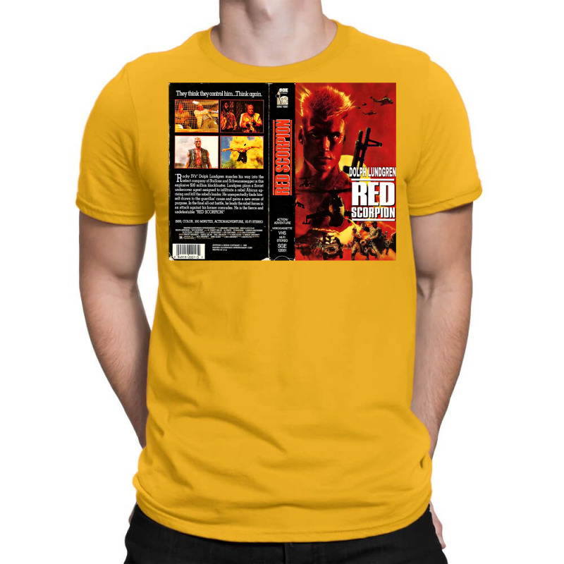 Red Scorpion Vhs T-Shirt by sinayxhuljaa | Artistshot